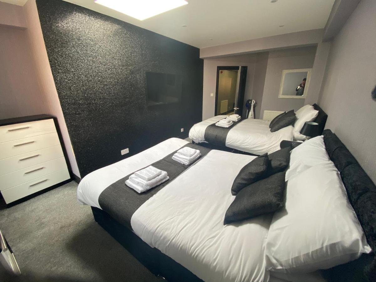 Boutique Blackpool 2 Bed Grey Apartment Sleeps 10 Dış mekan fotoğraf